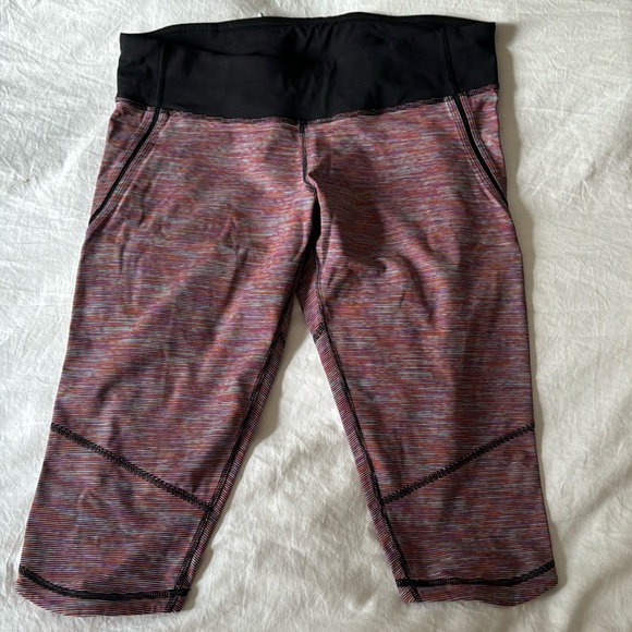 Multicolored crop leggings - Picture 2 of 10